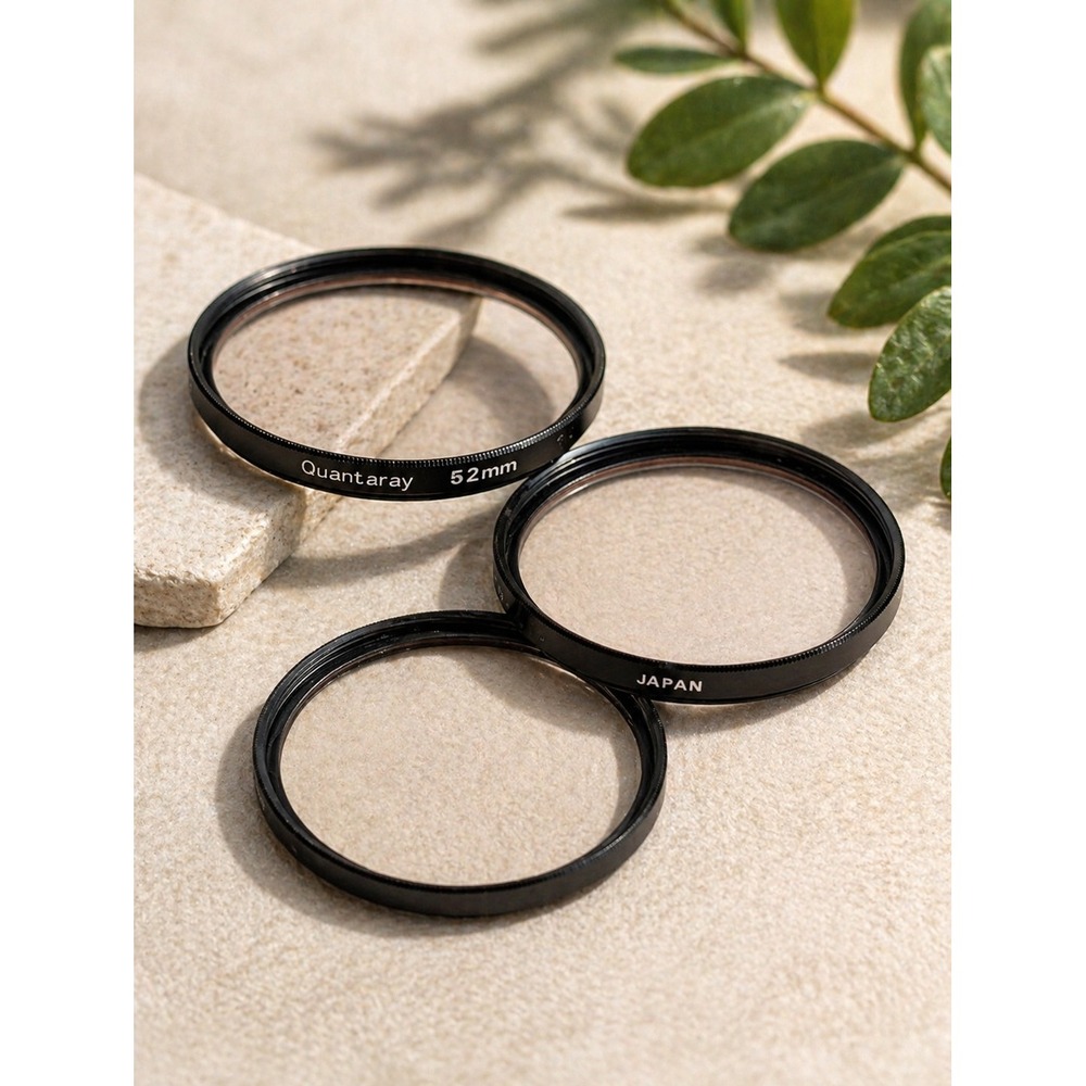 Quantaray 52mm Skylight 1A Lens Filter Made‎ in Japan Black Ring Protector